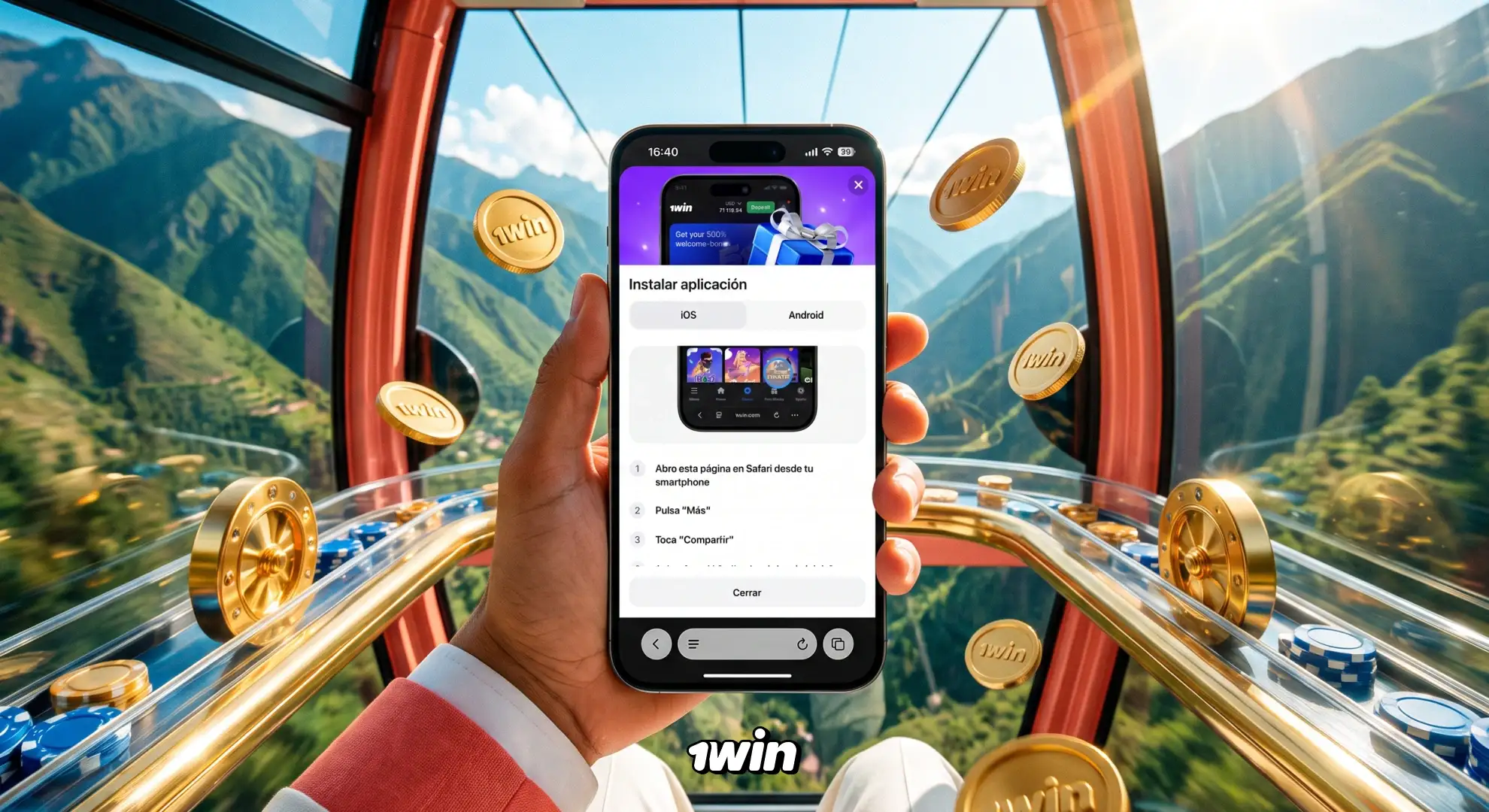 1win aplicación móvil